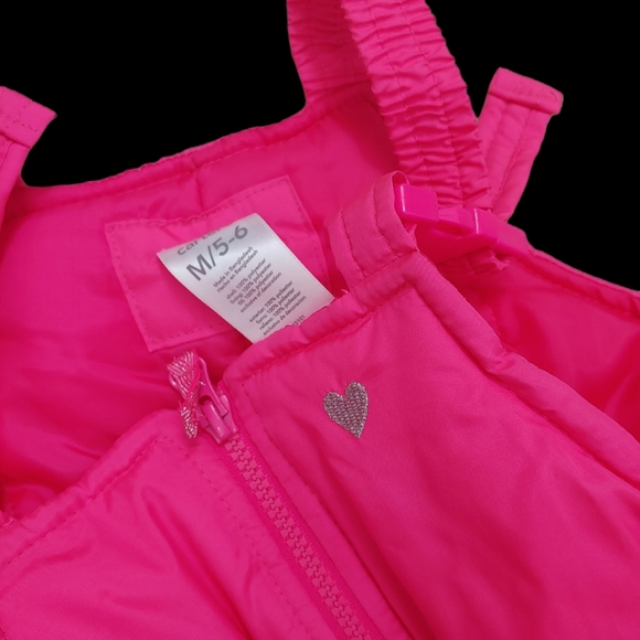 Snow bib pants winter snowsuit girl 5-6 - Picture 2 of 2